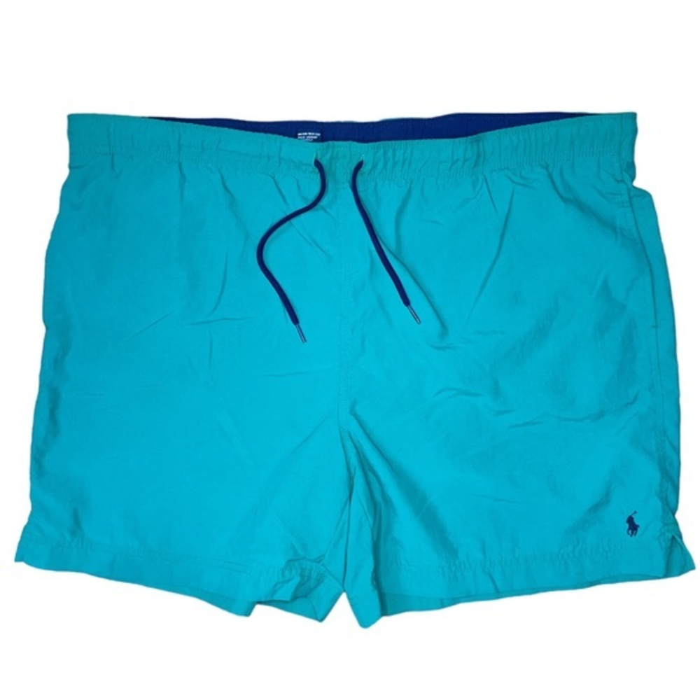 Vintage Polo Ralph Lauren Men’s Swim Trunks Green Size XL‎ With Lining
